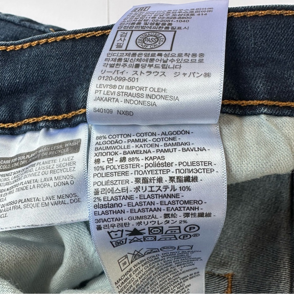 Men’s Levi’s Brand 511 Jeans Size 34x29​ - Picture 6 of 9